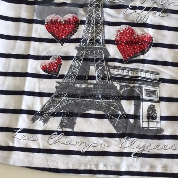 Hello Paris Girls T-shirt size 2/3 T - Picture 3 of 6